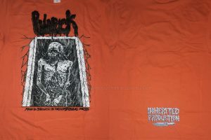 T-SHIRT – PUTREFUCK – RANCID STENCH OF DECOMPOSING MESS (ORANGE)