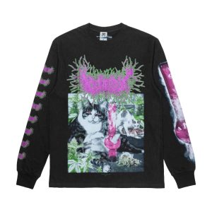 LONGSLEEVE - GOREPOT - Stoner Kitteh Is So High Meow