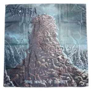 FLAG - PUTHROATFUCKTION - SPINAL MONOLITH OF PUTRIDITY - POSTER FLAG