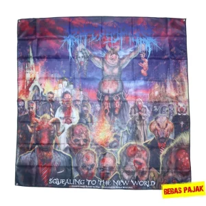 FLAG - RAPED BY PIGS - SQUEALING TO THE NEW WORLD - POSTER