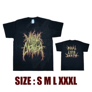 T-SHIRT – WAKING THE CADAVER – Real Life Death Logo