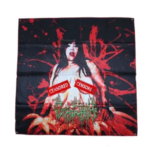 POSTER FLAG - GORATORY - YOUR MUTHA’S A LAZY-EYED CHOW-BEARING SLUT BUT