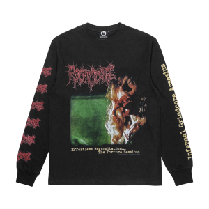 LONGSLEEVE - REGURGITATE - EFFORTLESS (VOMIT ART)