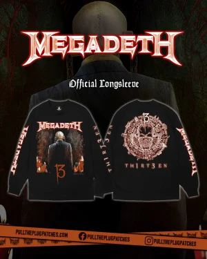 PRE ORDER - LONGSLEEVE - MEGADETH - THIRTEEN