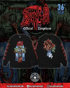 PRE ORDER - LONGSLEEVE - DEATH - Spiritual Healing x Exclusive Noah Cutter Meihoff Art