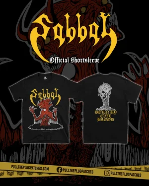 PRE ORDER – T-SHIRT – SABBAT – Born By Evil Blood