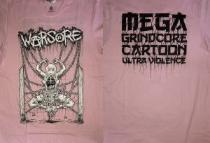 T-SHIRT – WARSORE – MEGA GRINDCORE CARTOON ULTRA VIOLENCE PINK
