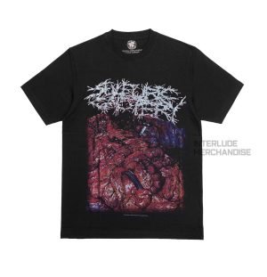 T-SHIRT - SULFURIC CAUTERY – CONSUMMATE EXTIRPATION - BLACK