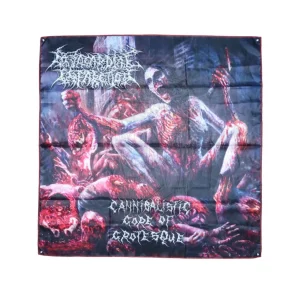 FLAG -  MYOCARDIAL INFARCTION - Cannibalistic Gore Of Grotesque POSTER