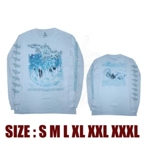 LONG SLEEVE – IMPERIAL CRYSTALLINE ENTOMBMENT – Apocalyptic End In White