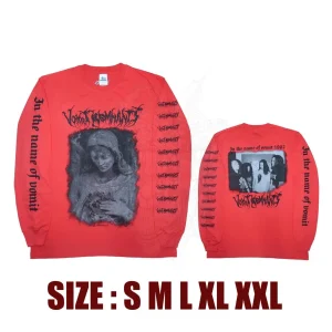 LONG SLEEVE – VOMIT REMNANTS – In The Name Of Vomit 1997 – Red Shirt