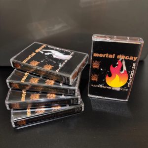CASSETTE - MORTAL DECAY ‎– SICKENING EROTIC FANATICISM Orange Tape