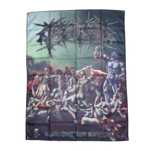 POSTER FLAG - ARSEBREED - MUNCHING THE ROTTEN