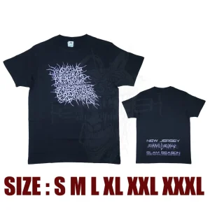T-SHIRT – WAKING THE CADAVER – Demo 2006 – Purple Glitter Logo