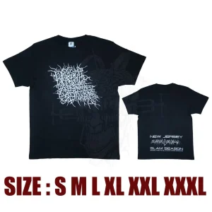 T-SHIRT – WAKING THE CADAVER – Demo 2006 – Silver Glitter Logo