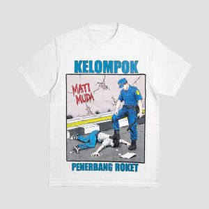 T-SHIRT -KELOMPOK PENERBANG ROKET - MATI MUDA - WHITE