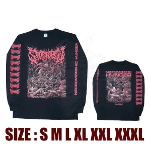 LONG SLEEVE - SPLIT THE FUCK OPEN - NECROMORPHIC HUNGER