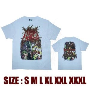 T-SHIRT – WAKING THE CADAVER – Perverse Recollections Of A Necromangler – White