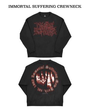 PRE ORDER - CREWNECK - IMMORTAL SUFFERING - LOGO