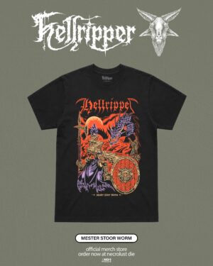 PRE ORDER - T-SHIRT - HELLRIPPER - MESTER STOOR WORM